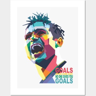 Football Player Quote Posters and Art